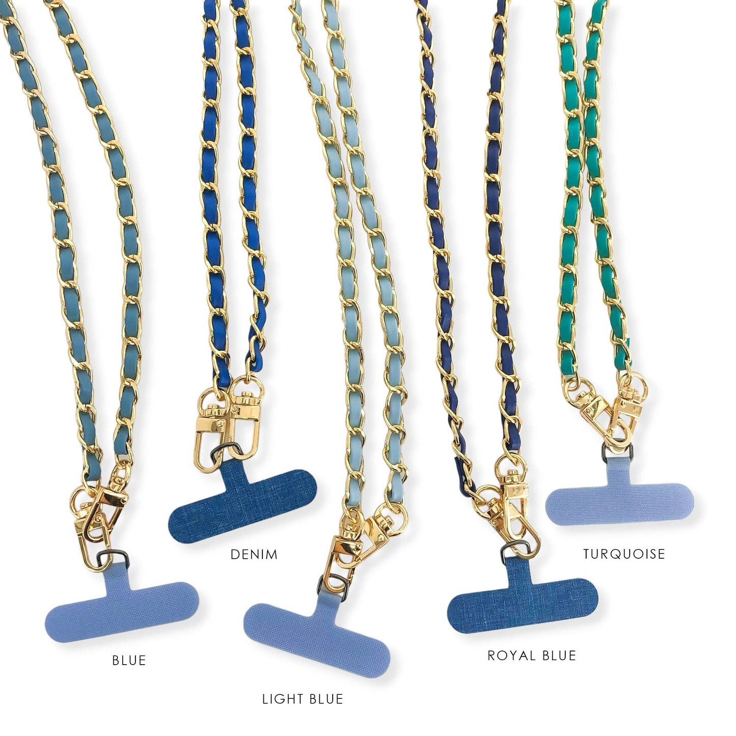 APC01 - Long Vegan Leather Phone Chain