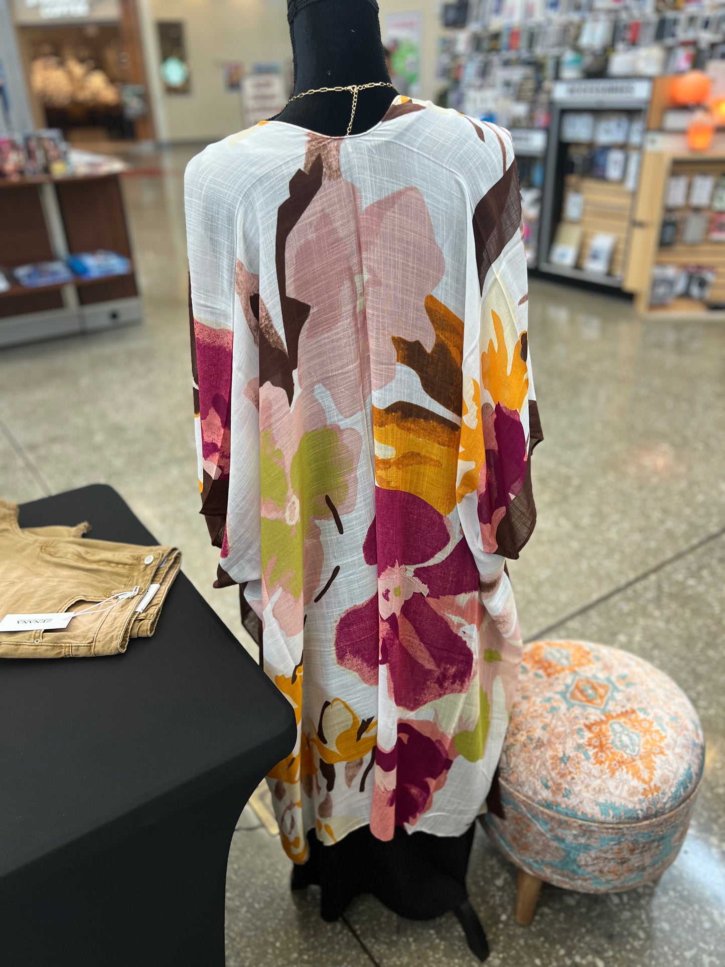 Watercolor Floral Kimono