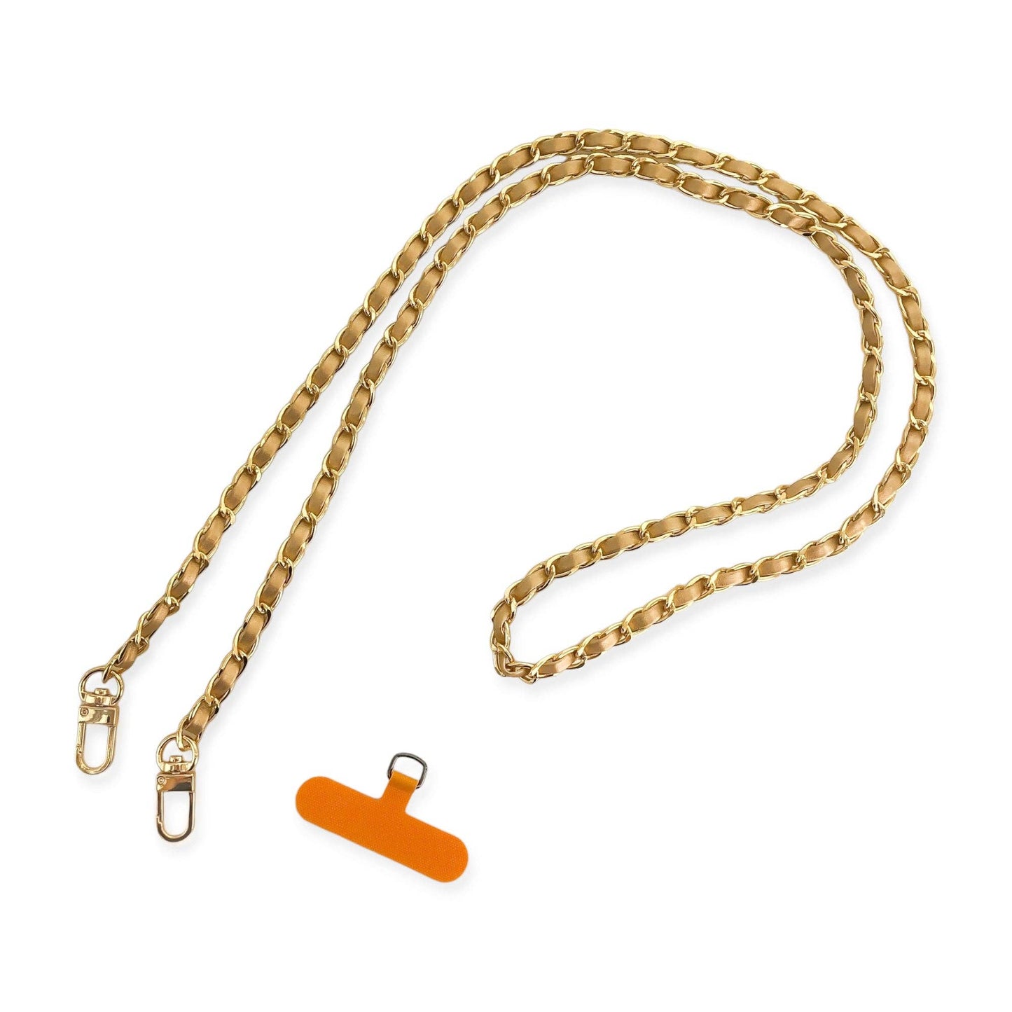 APC01 - Long Vegan Leather Phone Chain
