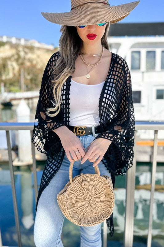 Flowy Crochet Kimono