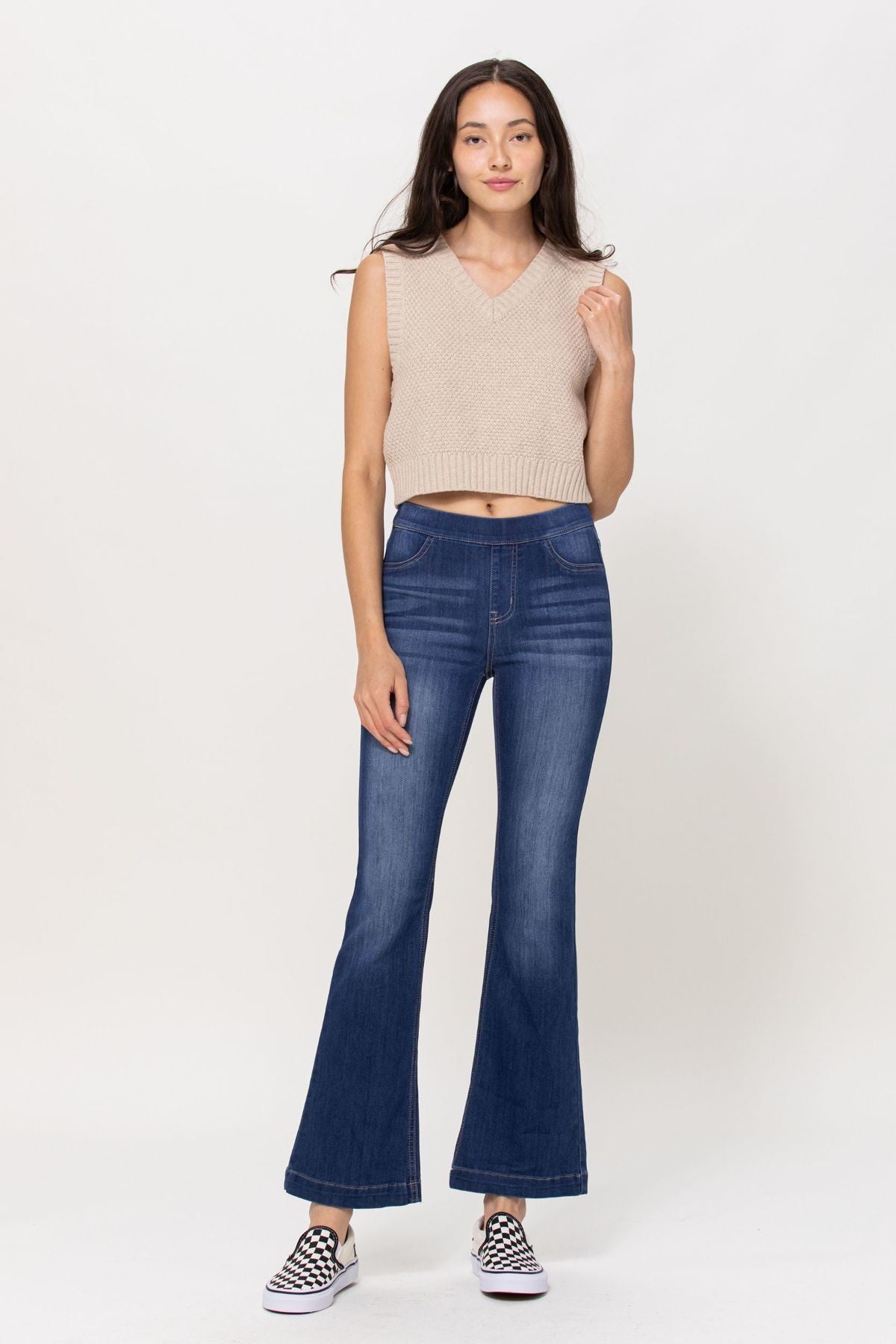 Cello Mid Rise Flare Jegging