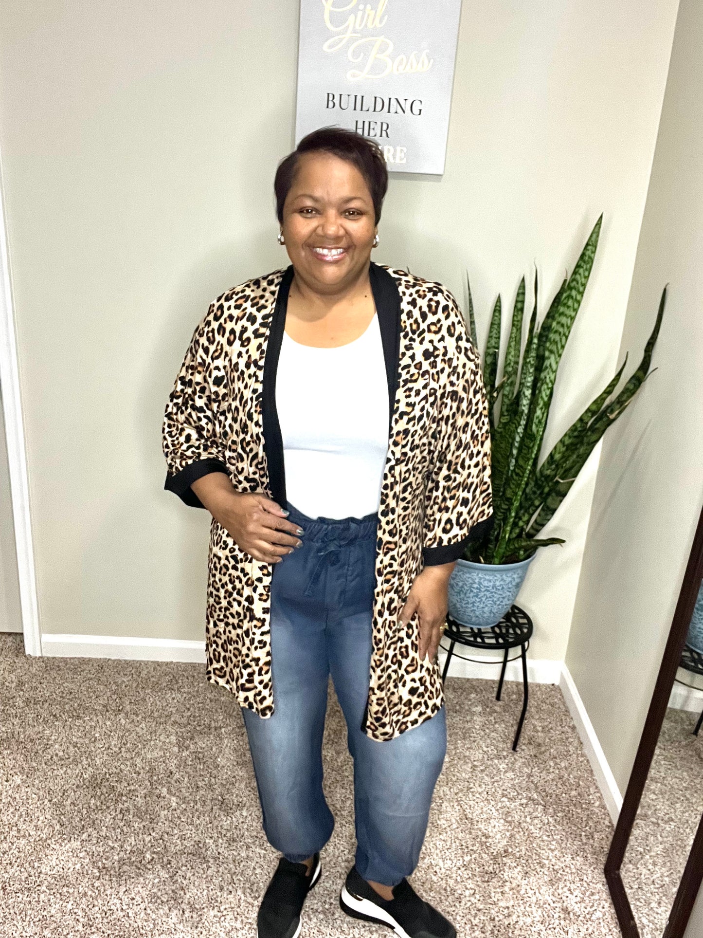 CHAMBRAY DRAWSTRING PAPER BAG WAIST JOGGER Jeans PANTS