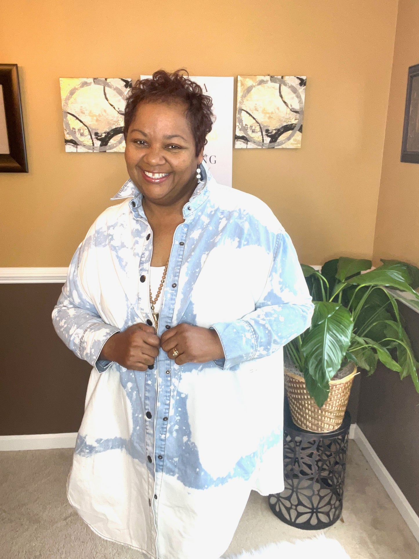 VERSATILE DENIM TOP/JACKET/DRESS