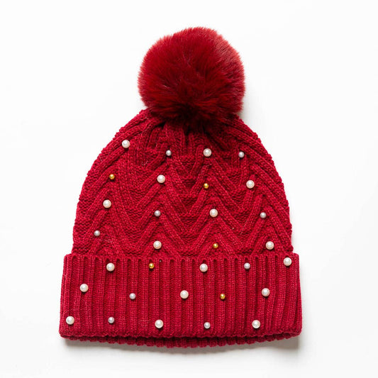 Holiday/Winter Hat- 3 colors -