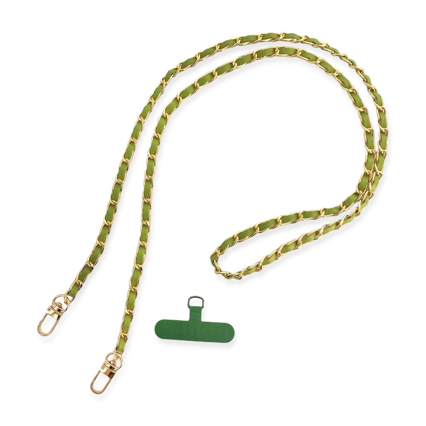 APC01 - Long Vegan Leather Phone Chain