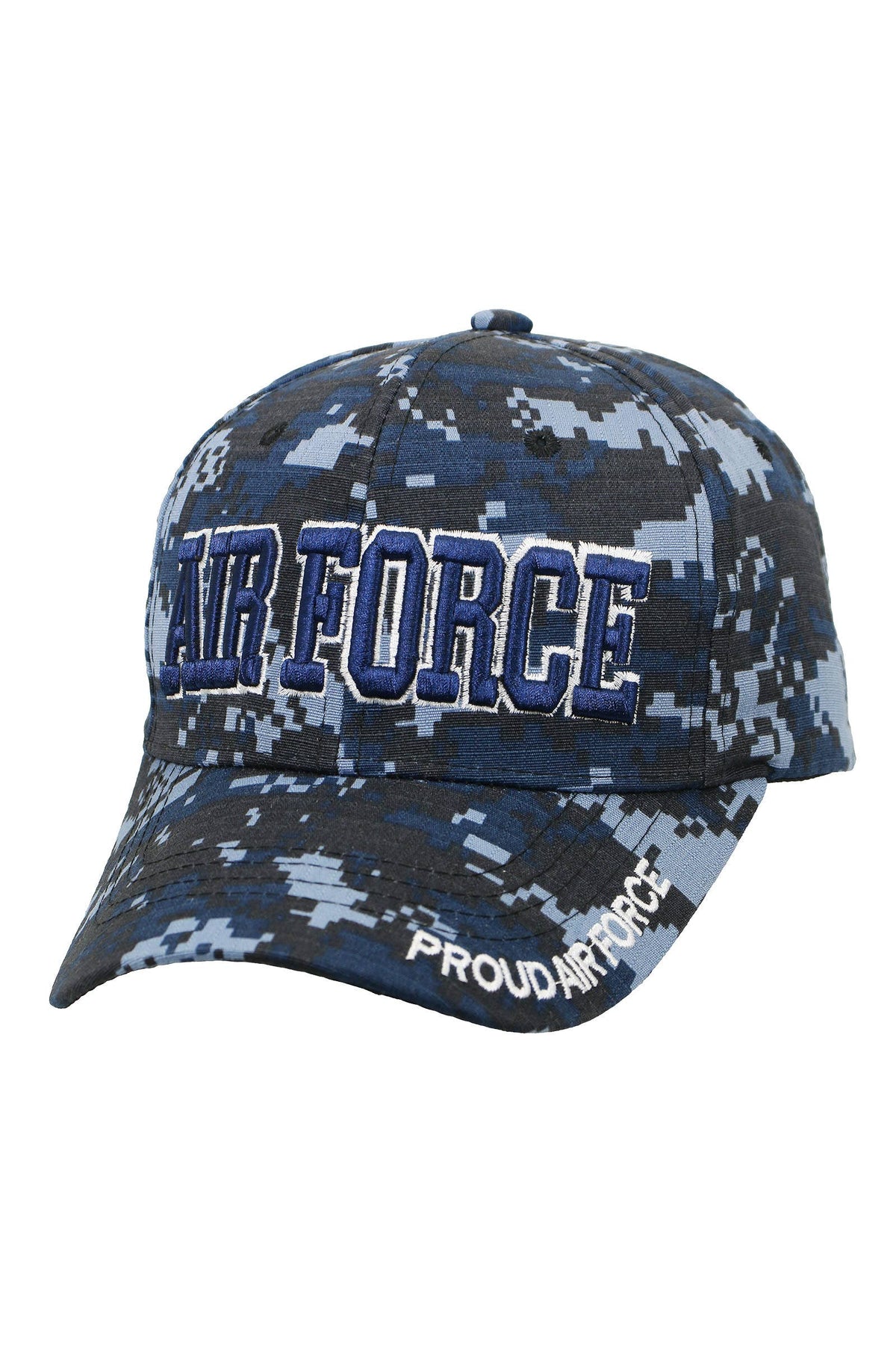U.s. Military Branch Logo Digital Camo Baseball Cap