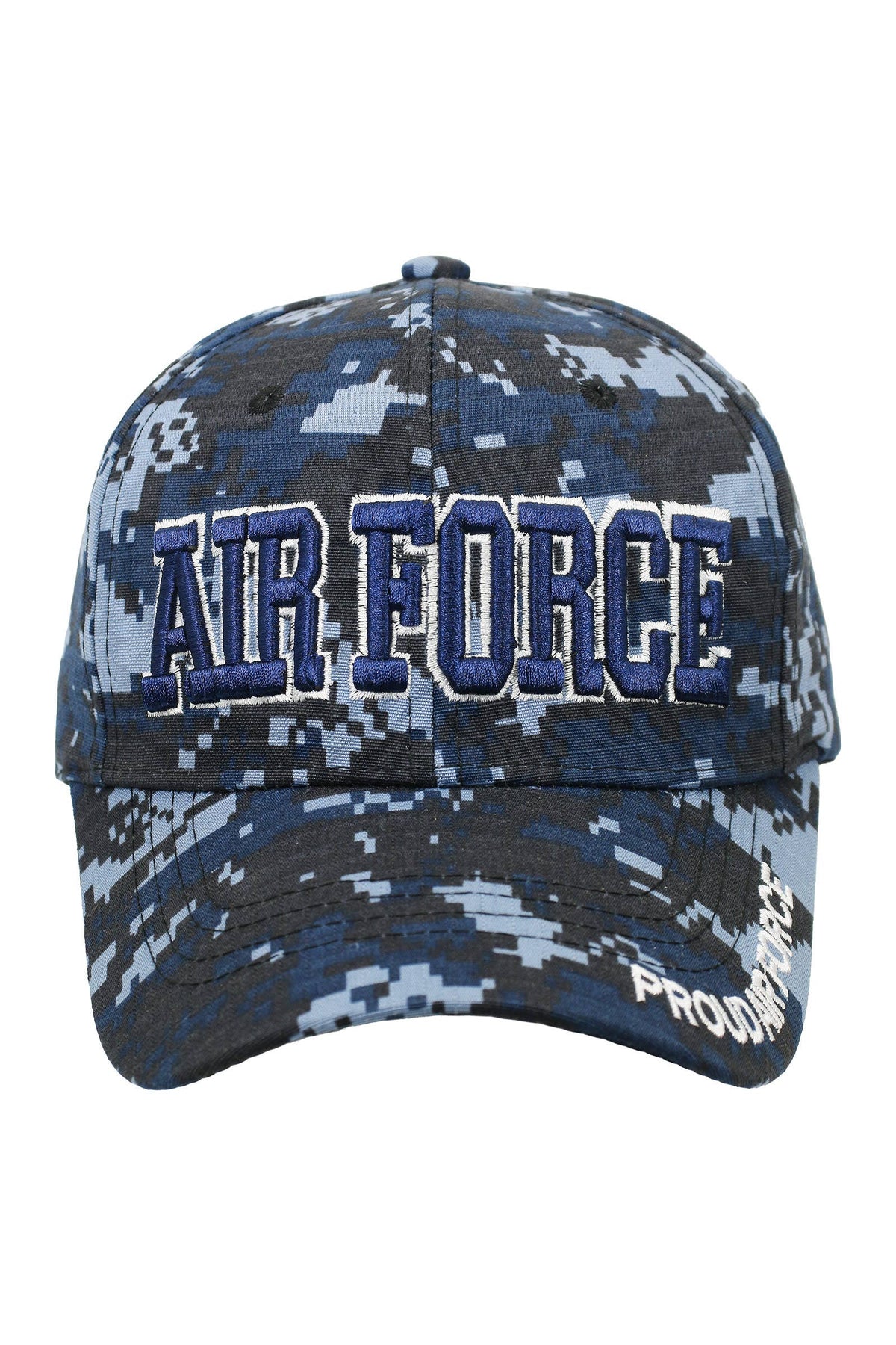 U.s. Military Branch Logo Digital Camo Baseball Cap