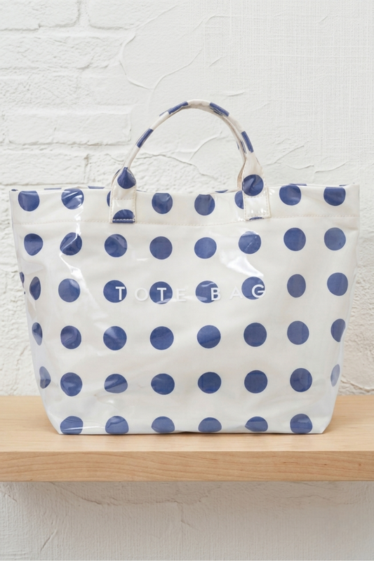 Blue Polka Dot TOTE BAG