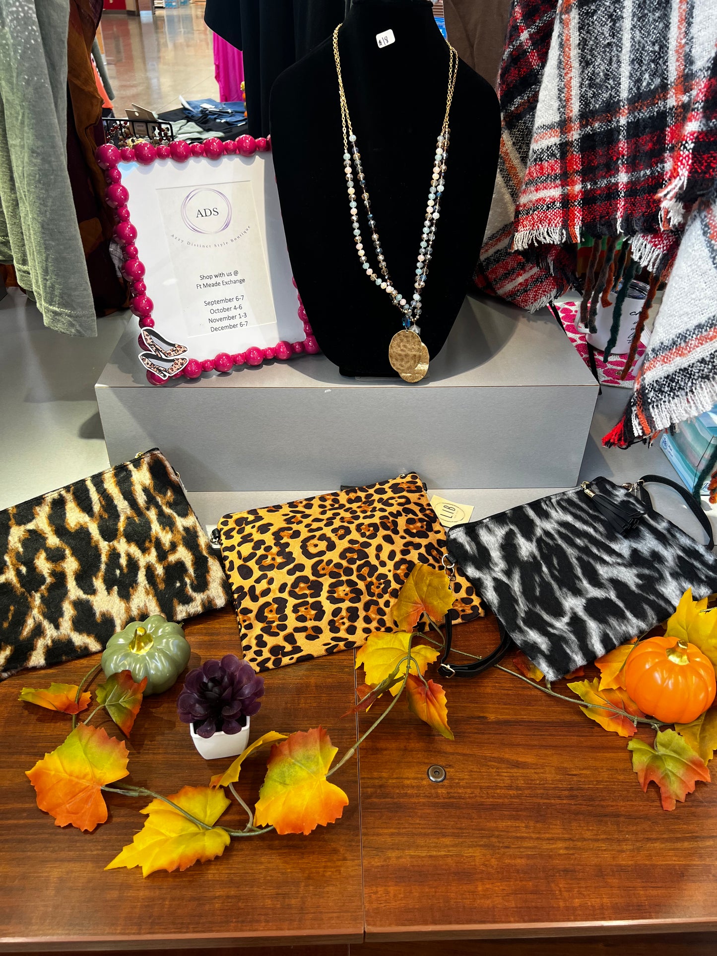 Animal Print Crossbody/Clutch Bag