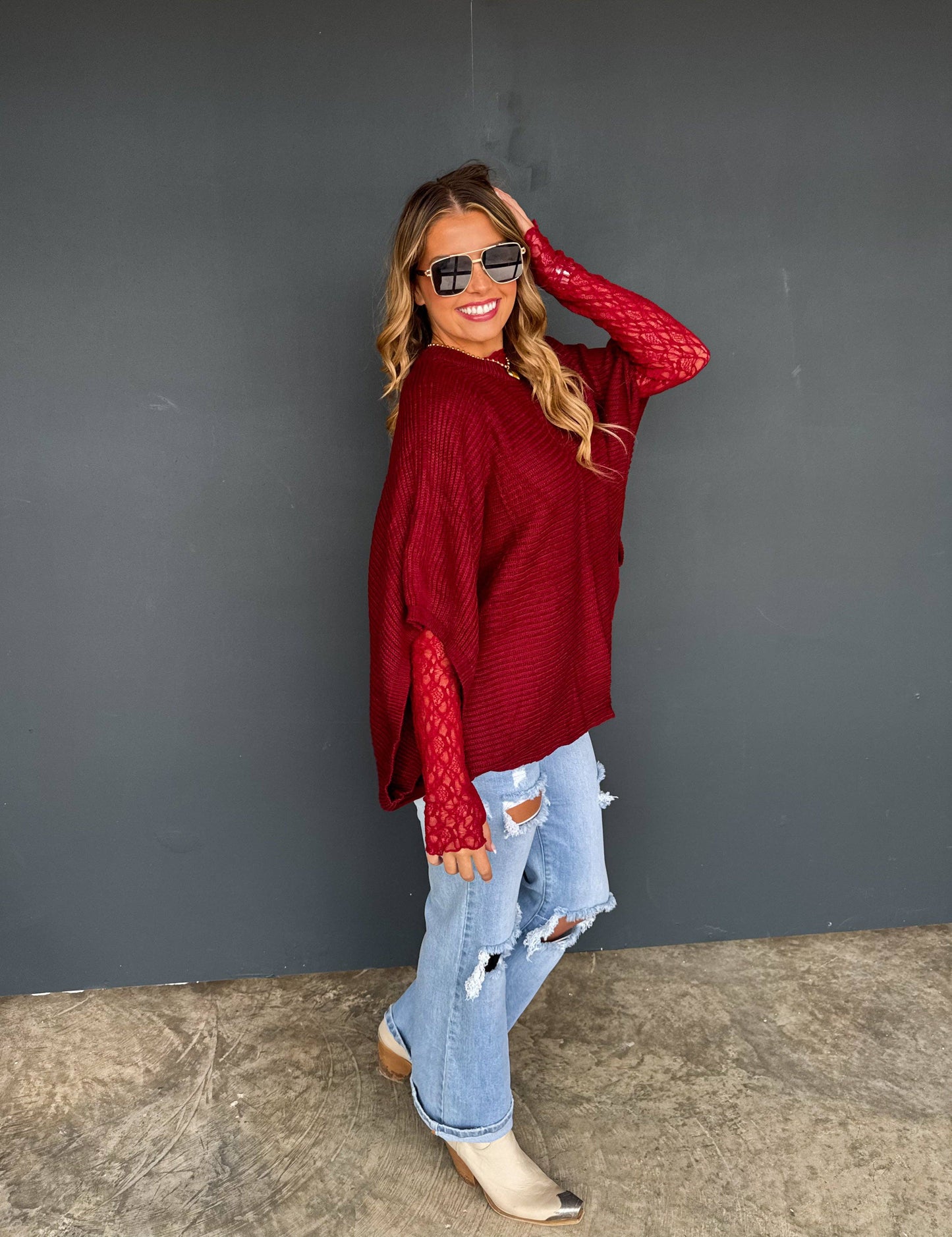 FALL MEG PULLOVER PONCHO