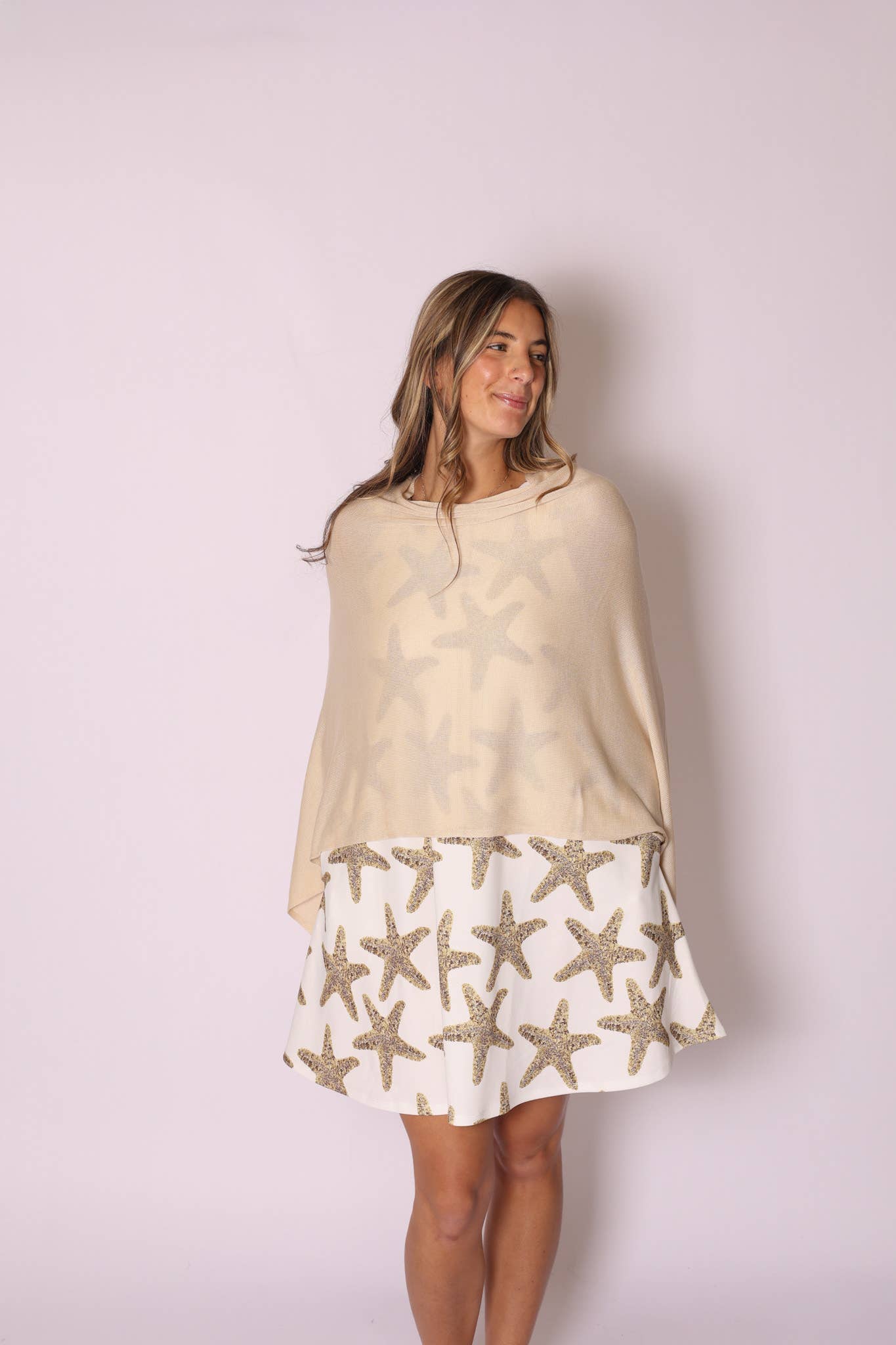 Elsa Bamboo Lightweight Bamboo Poncho – One Size