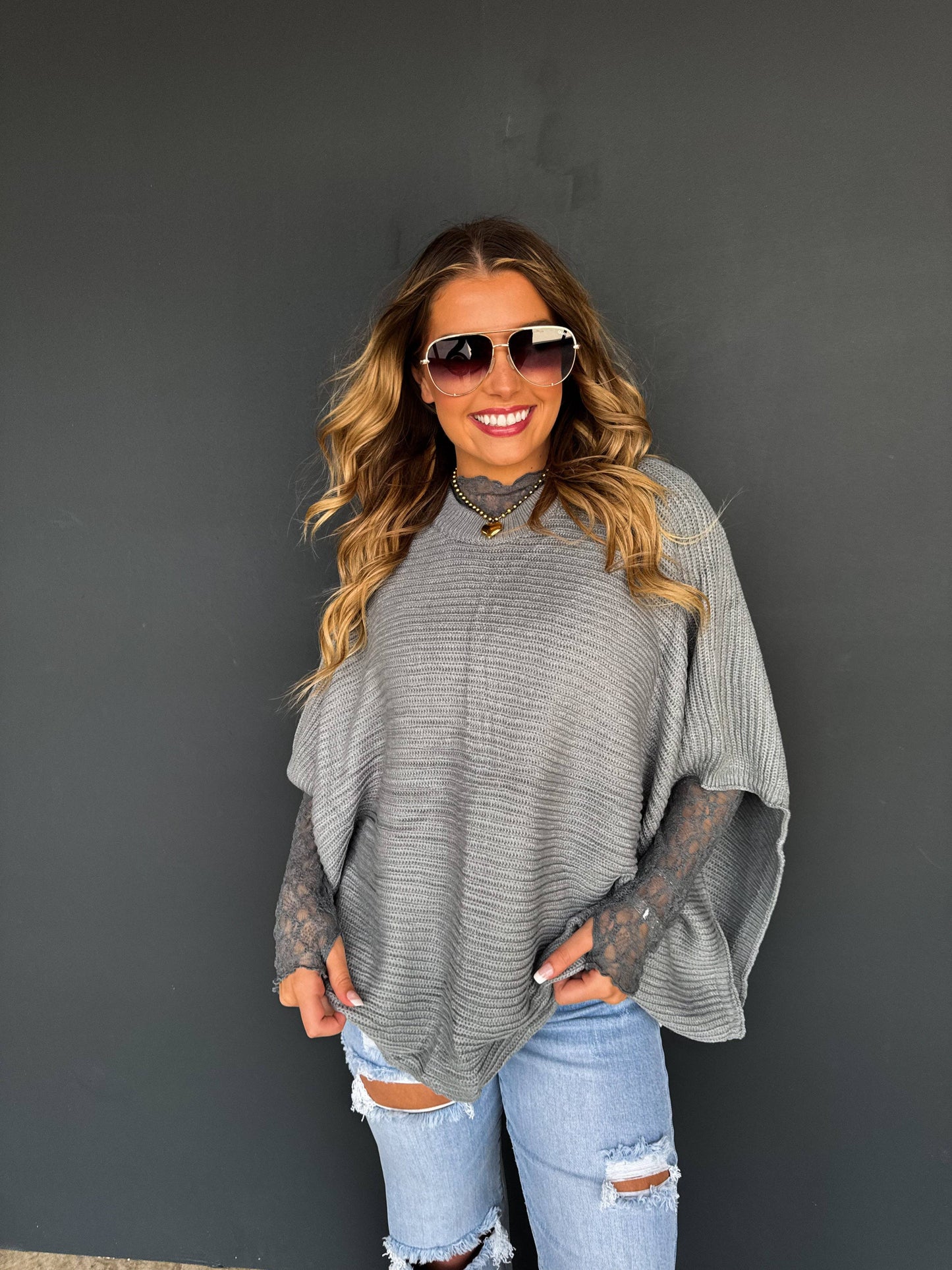 FALL MEG PULLOVER PONCHO