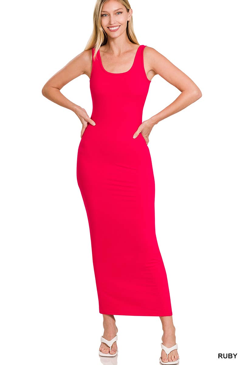 Bodycon Maxi Dress(fitted)