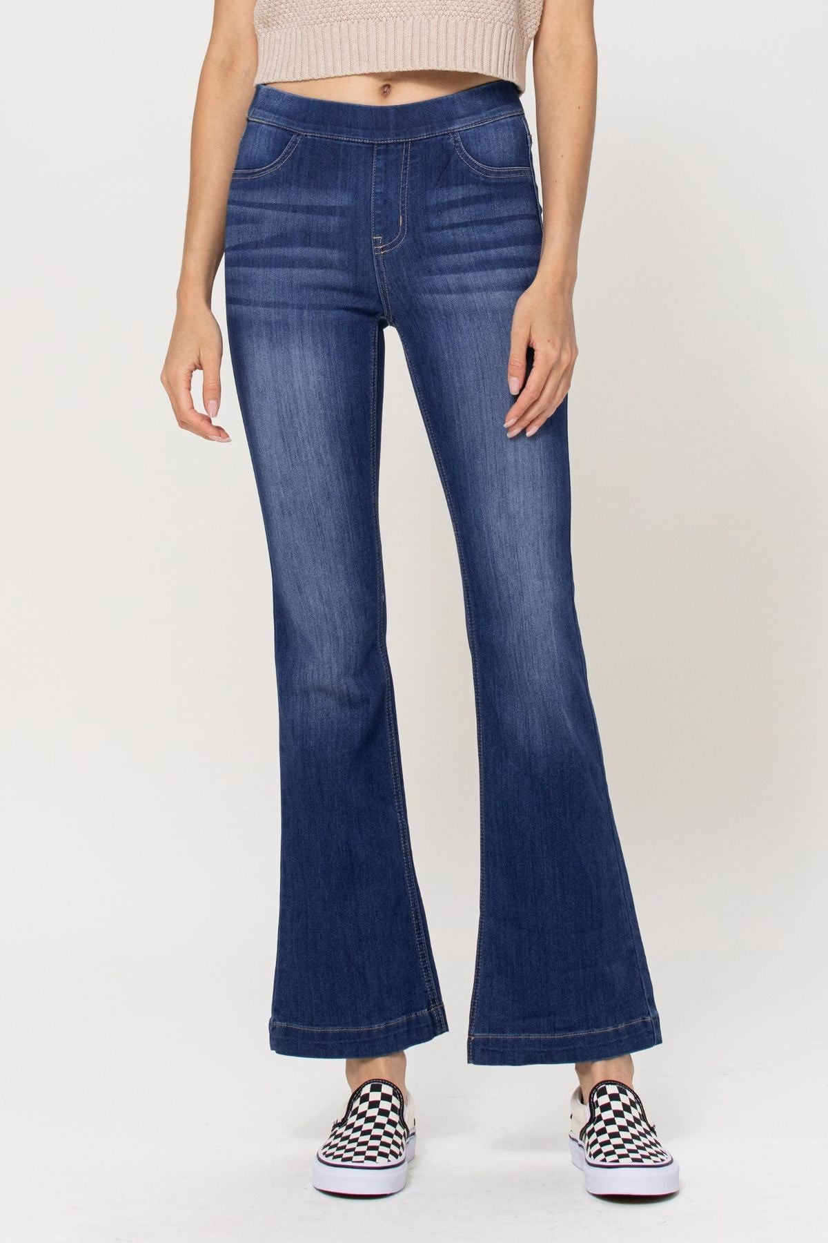 Cello Mid Rise Flare Jegging