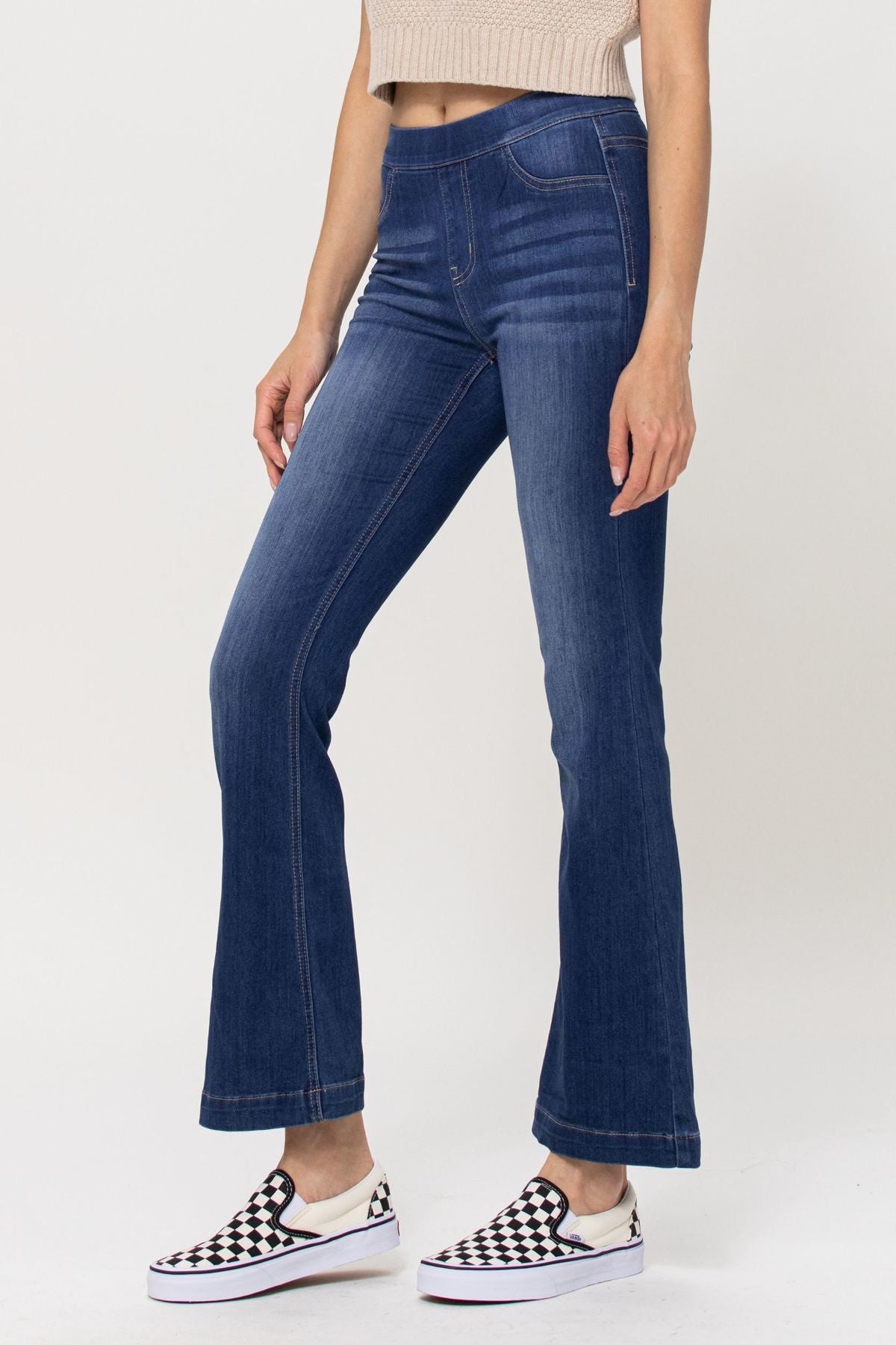 Cello Mid Rise Flare Jegging
