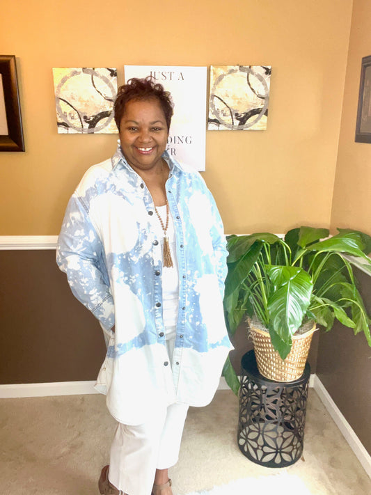 VERSATILE DENIM TOP/JACKET/DRESS